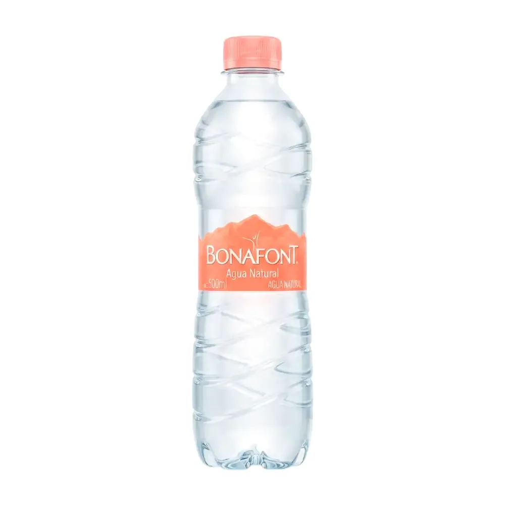 1pz botella de agua purificada bonafont, 500ml / 007516