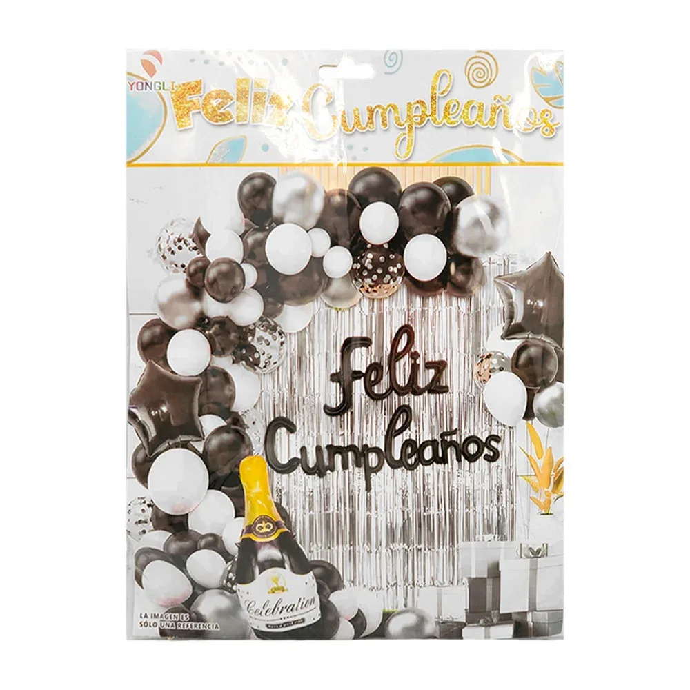 Kit decorativo para fiesta de feliz cumpleaños con 48pcs / yongli / ygli-93355