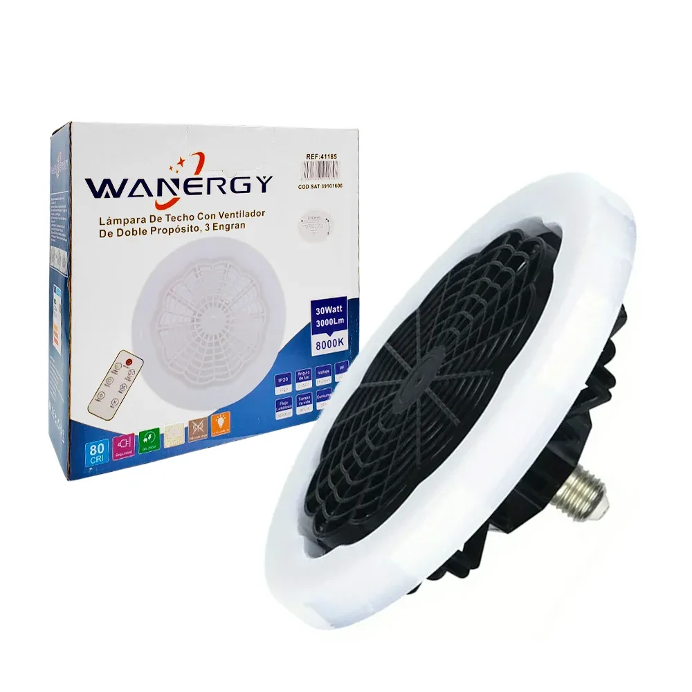 Lámpara wanergy led con ventilador 30w / 41185