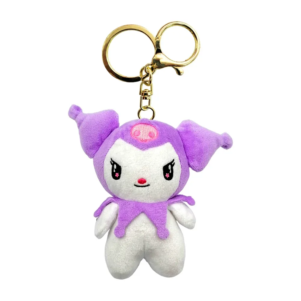 Llavero de peluche afelpado con diseño de kuromi, variedad de colores / 15cm