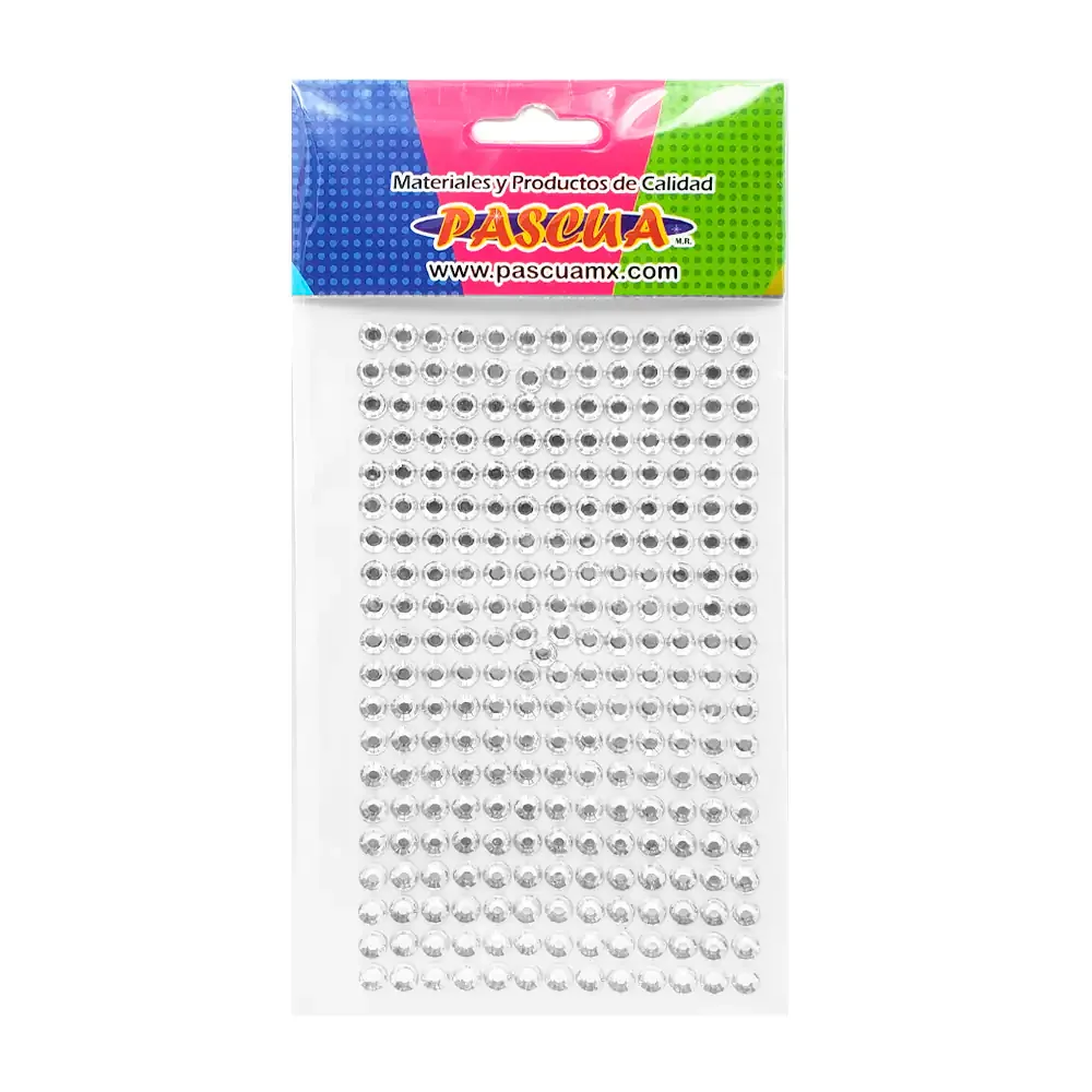 Planilla pascua con aprox 161 piedras tipo diamante adhesivas ideal para decorar