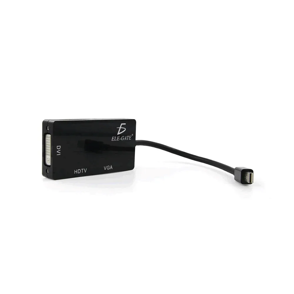 Adaptador 3 en 1 mini dp displayport a hdmi - vga - dvi / wi.118