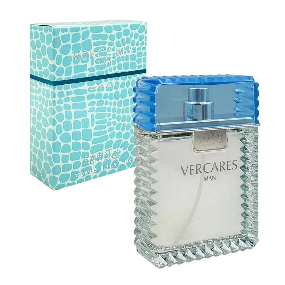 Perfume vercares man, 100 ml en spray con fragancia para hombre, eau de parfum
