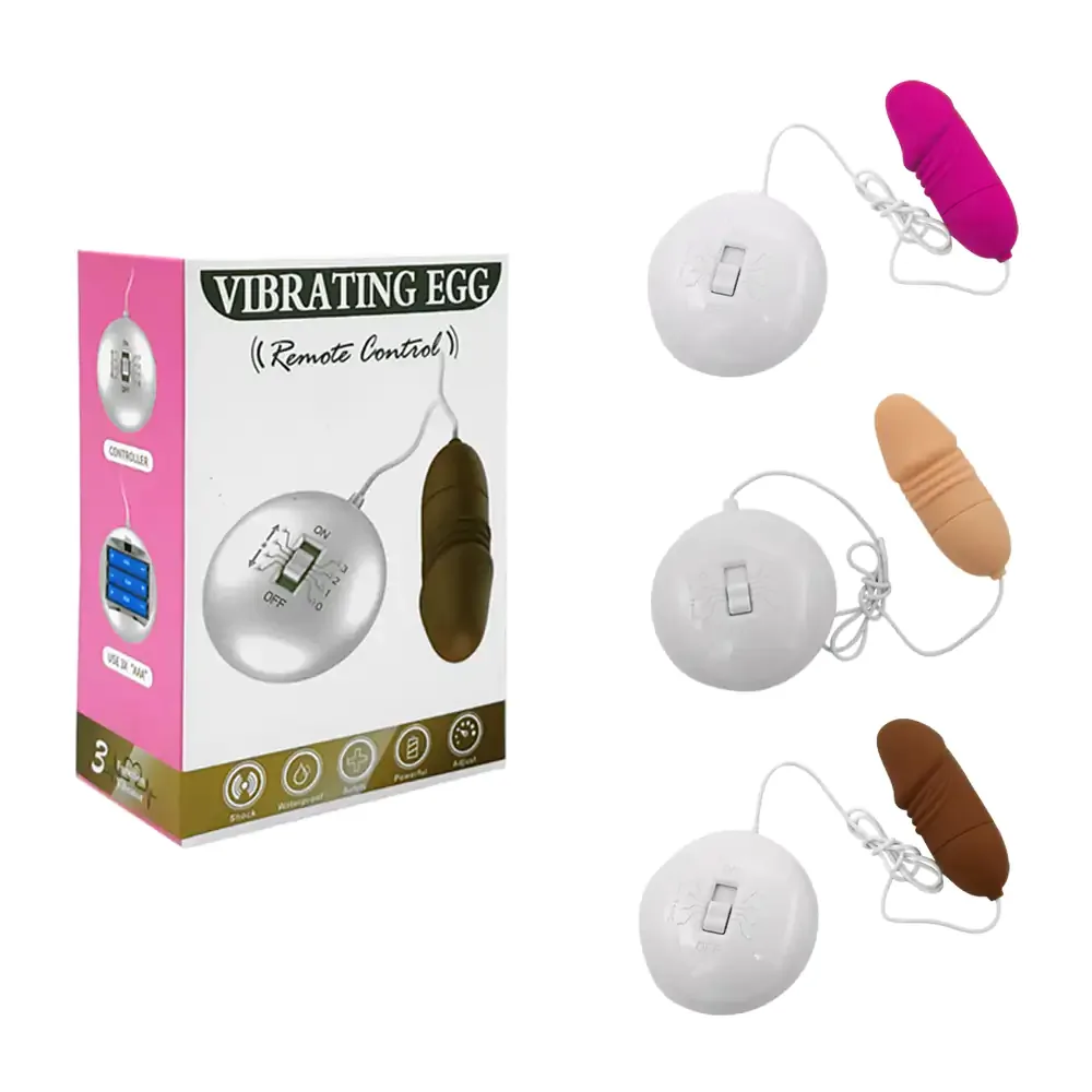 Mini dildo consolador femenino con forma de pene + control remoto, multivelocidades / 23039