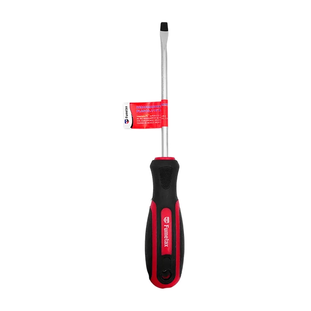 Desarmador fumetax de punta plana con mango ergonómico, 20cm / sw-810901001