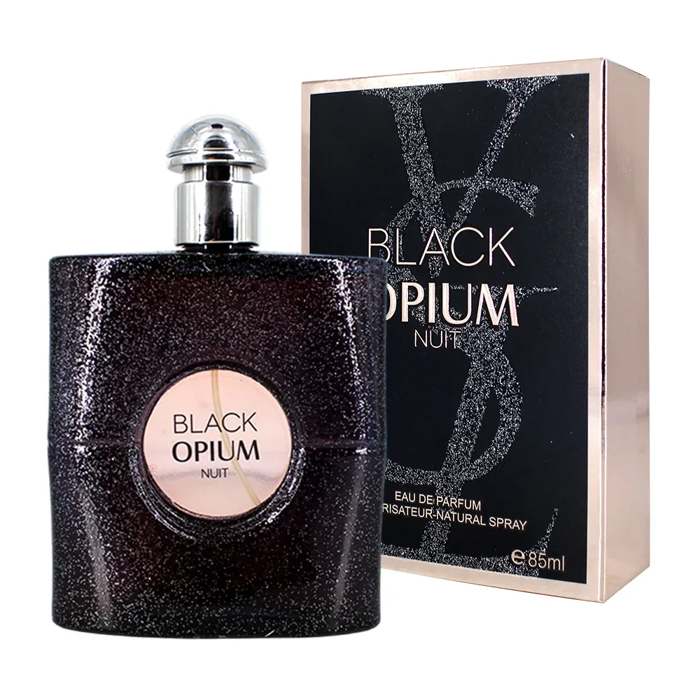 Perfume black opium nuit en spray con fragancia para dama 85ml / eau de parfum / b886-1