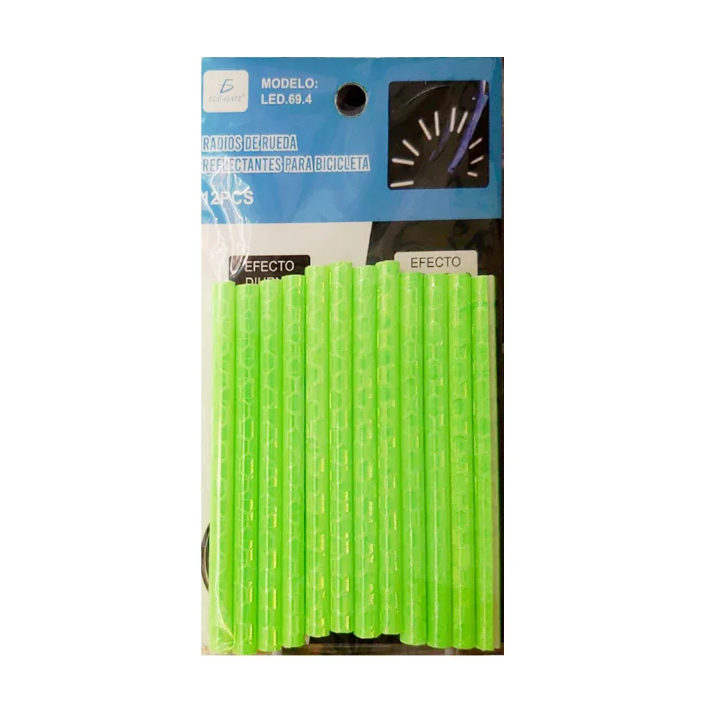 Paquete de tiras reflectantes para ruedas de bicicleta / led.69.4