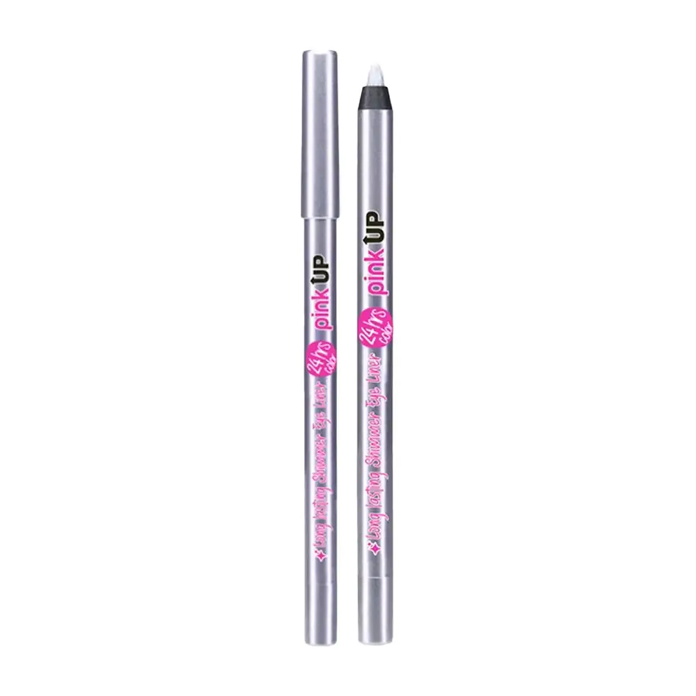 Lápiz delineador de ojos de larga duración pink up en tono silver shine, 2g