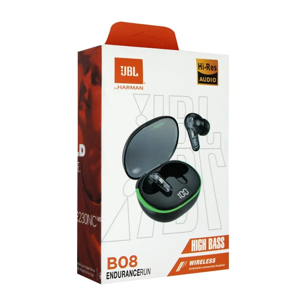 Audífonos inalámbricos bluetooth high bass con estuche indicador de carga, variedad de modelos / b08 / 918215