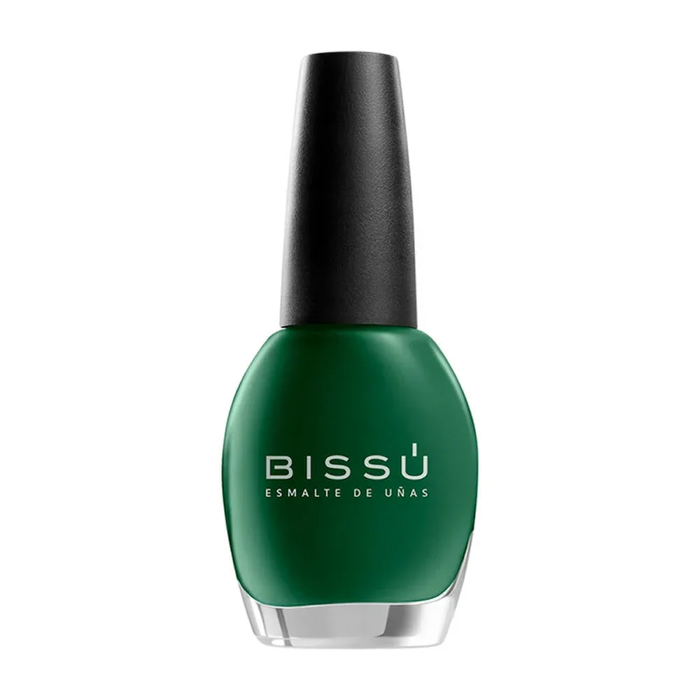1pza Esmalte bissú para uñas, tono 144 verde bandera 15ml / b008515