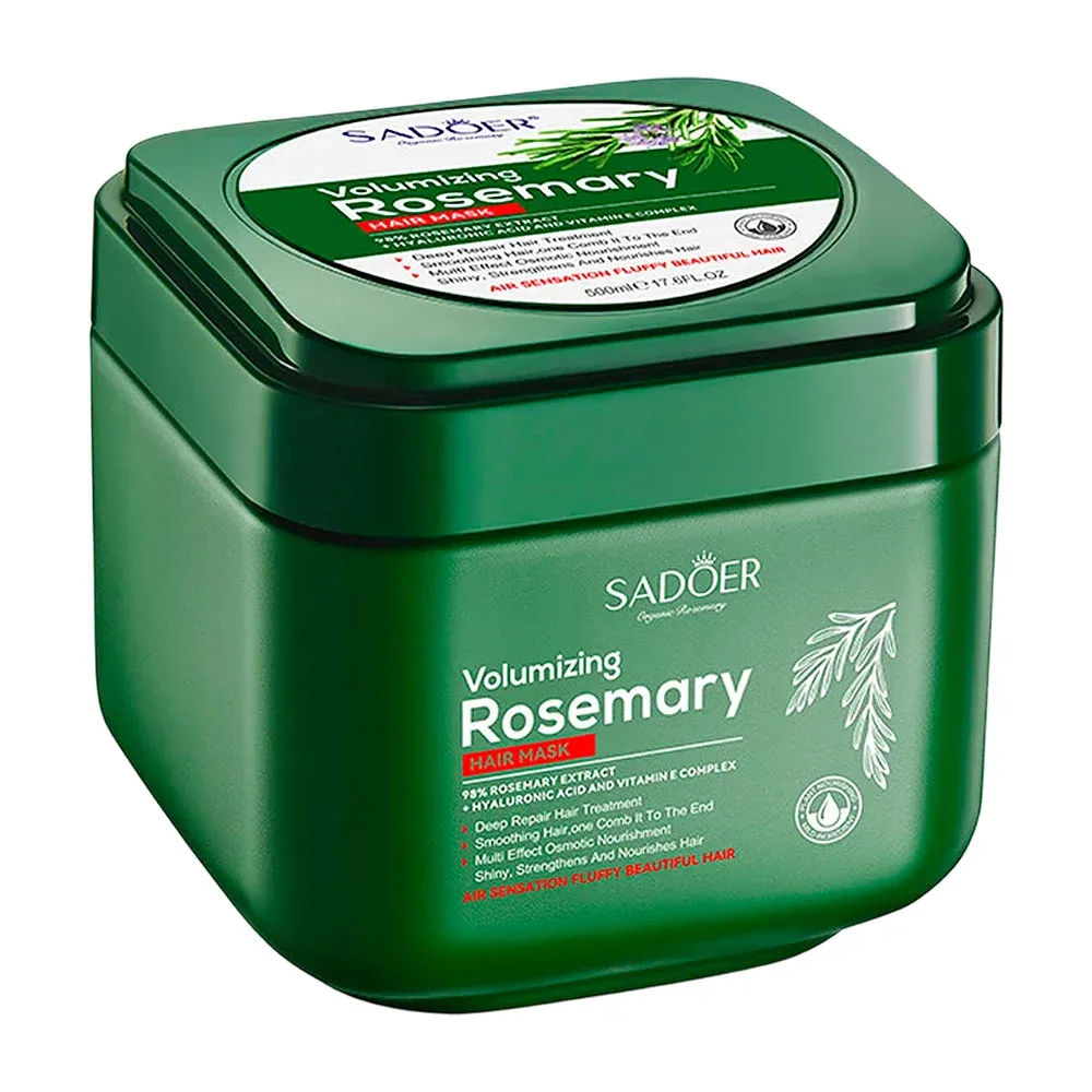 Mascarilla capilar voluminizadora sadoer con extracto de romero, 500ml / sd80649