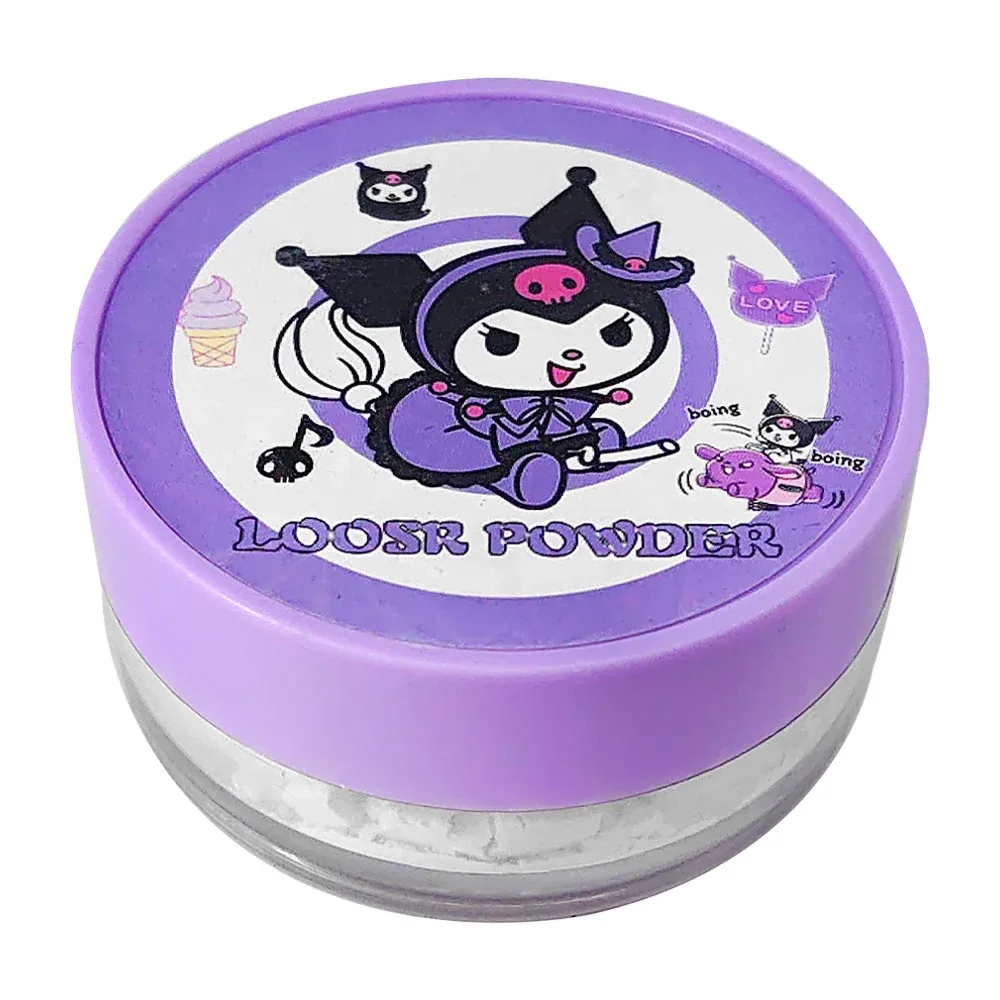 Polvo translúcido compacto con estampado de kuromi / loosr powder