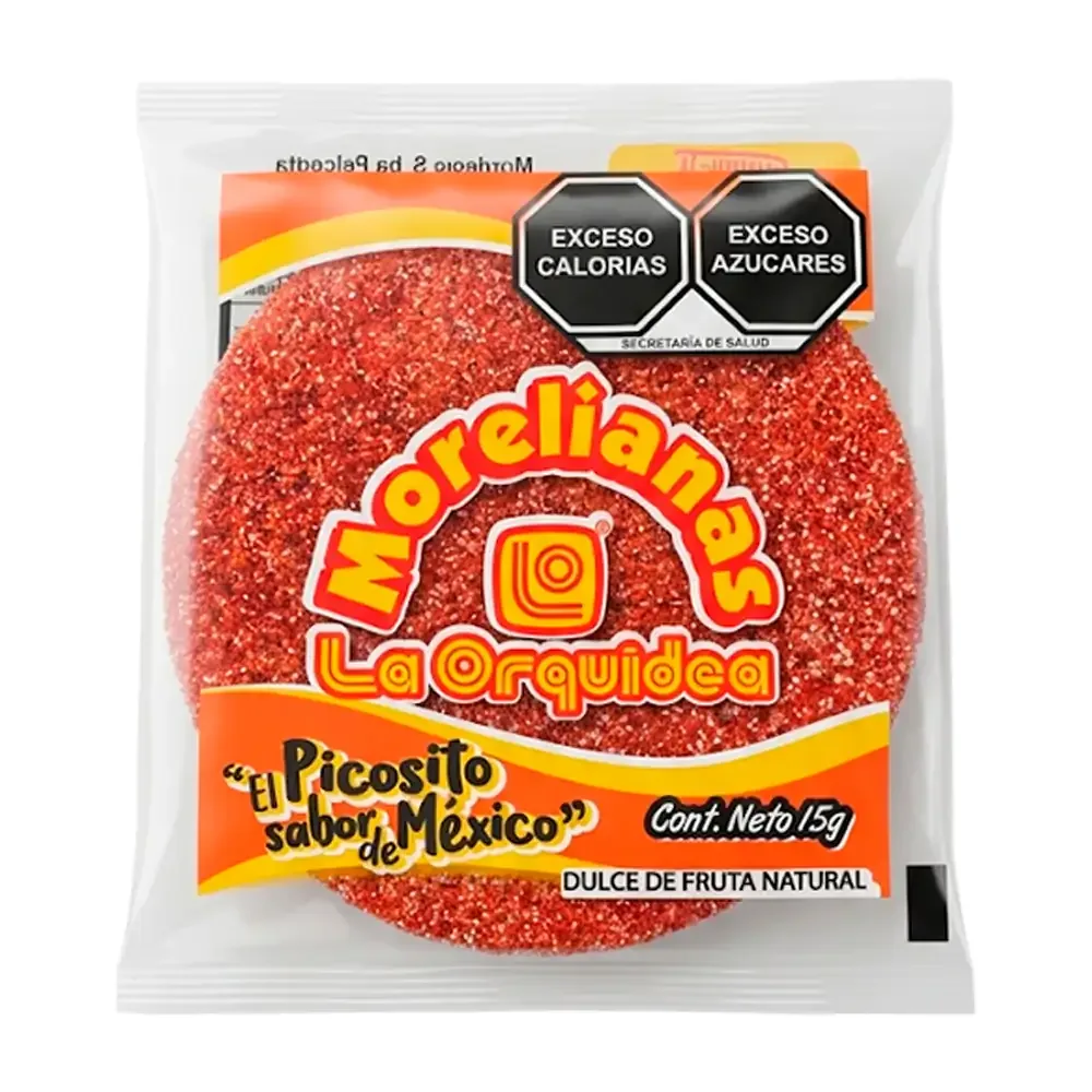 1pza morelianas la orquídea, dulce de fruta natural con azúcar, 15g / 903017