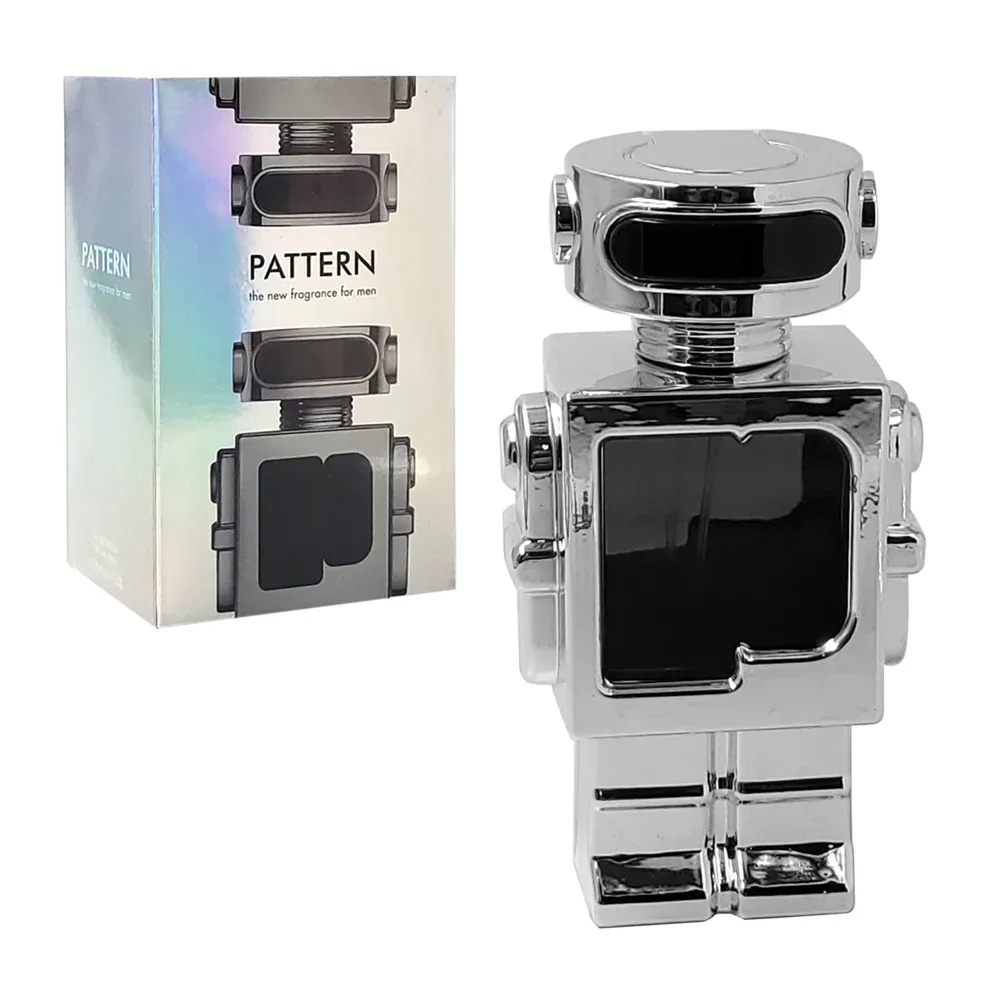 Perfume pattern plata en spray con fragancia para hombre, 100ml / j8022-1