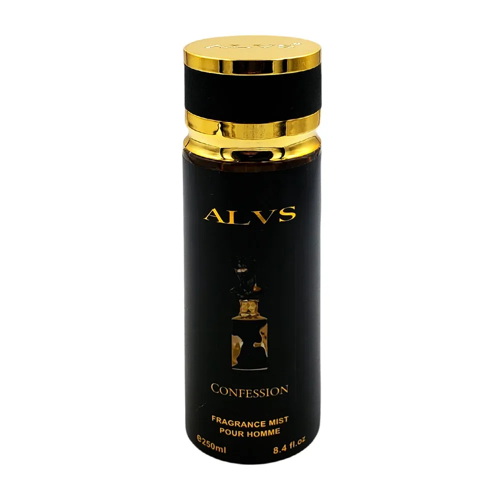 Perfume - body mist alvs confession con fragancia para hombre, 250ml / jh250-38