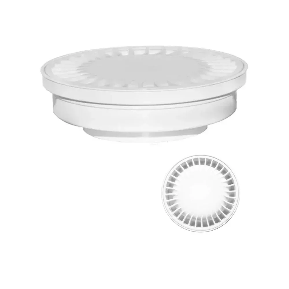 Coladera sol en color blanca con broche click para conexiónes de 2-3 y 4 pulgadas / maxtor / 2662