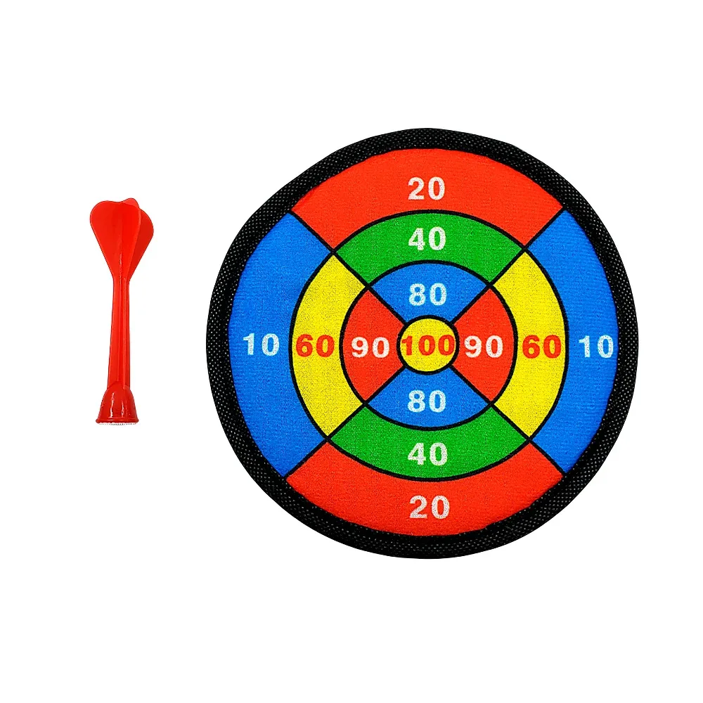Juego chico tiro al blanco de tela con dardo, 17.5cm / gdl3050