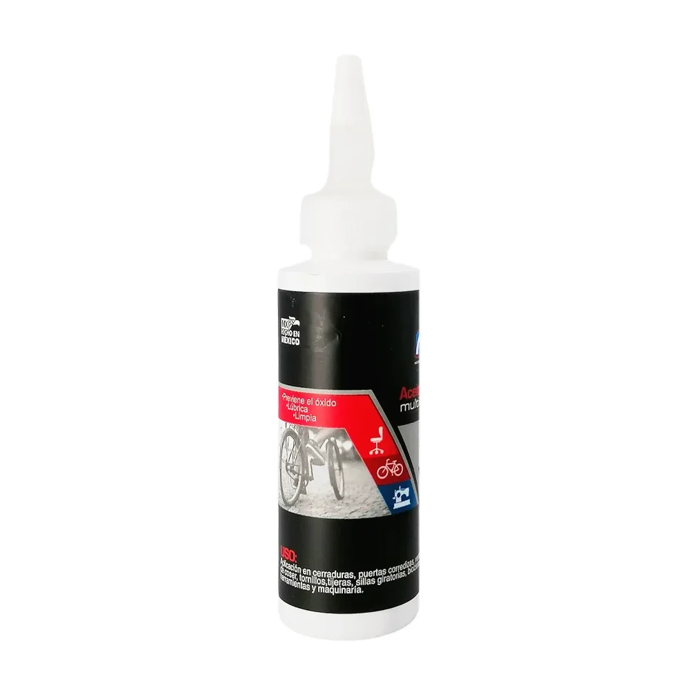 Aceite lubricante aksi multiusos de 120ml con fórmula triple acción / 119542
