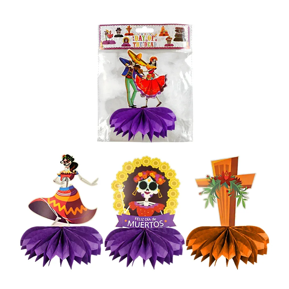 1pza adorno para el día de muertos base en 3d, 16x18cm, variedad de modelos