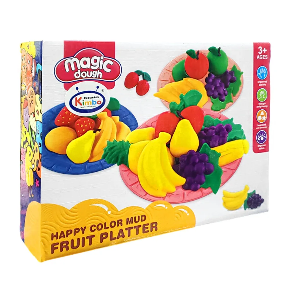 Set magic dough con temática de frutas con 5 masitas moldeables / sh058467