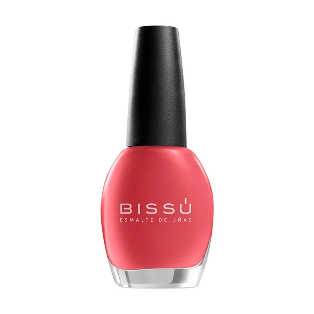 1pza Esmalte bissú para uñas, tono 009 coral 15ml / b007957