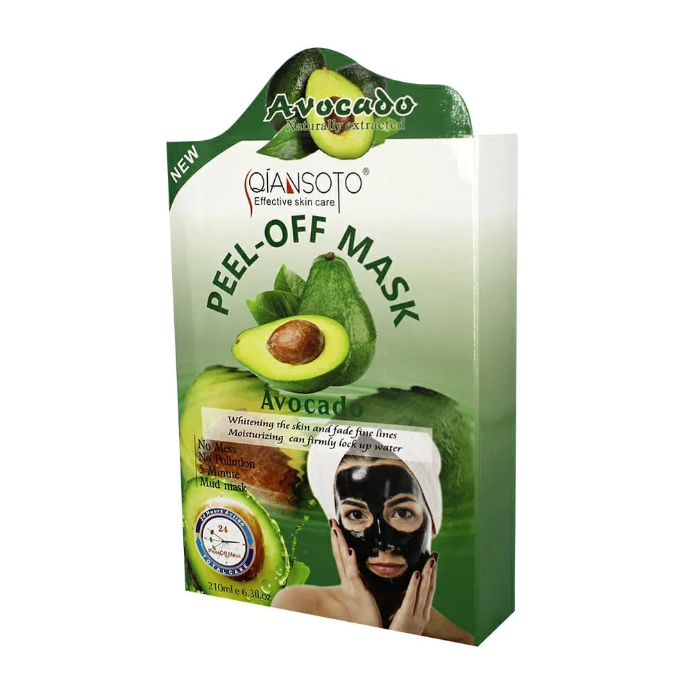Caja 6 mascarillas hidratantes de aguacate qxt-0028
