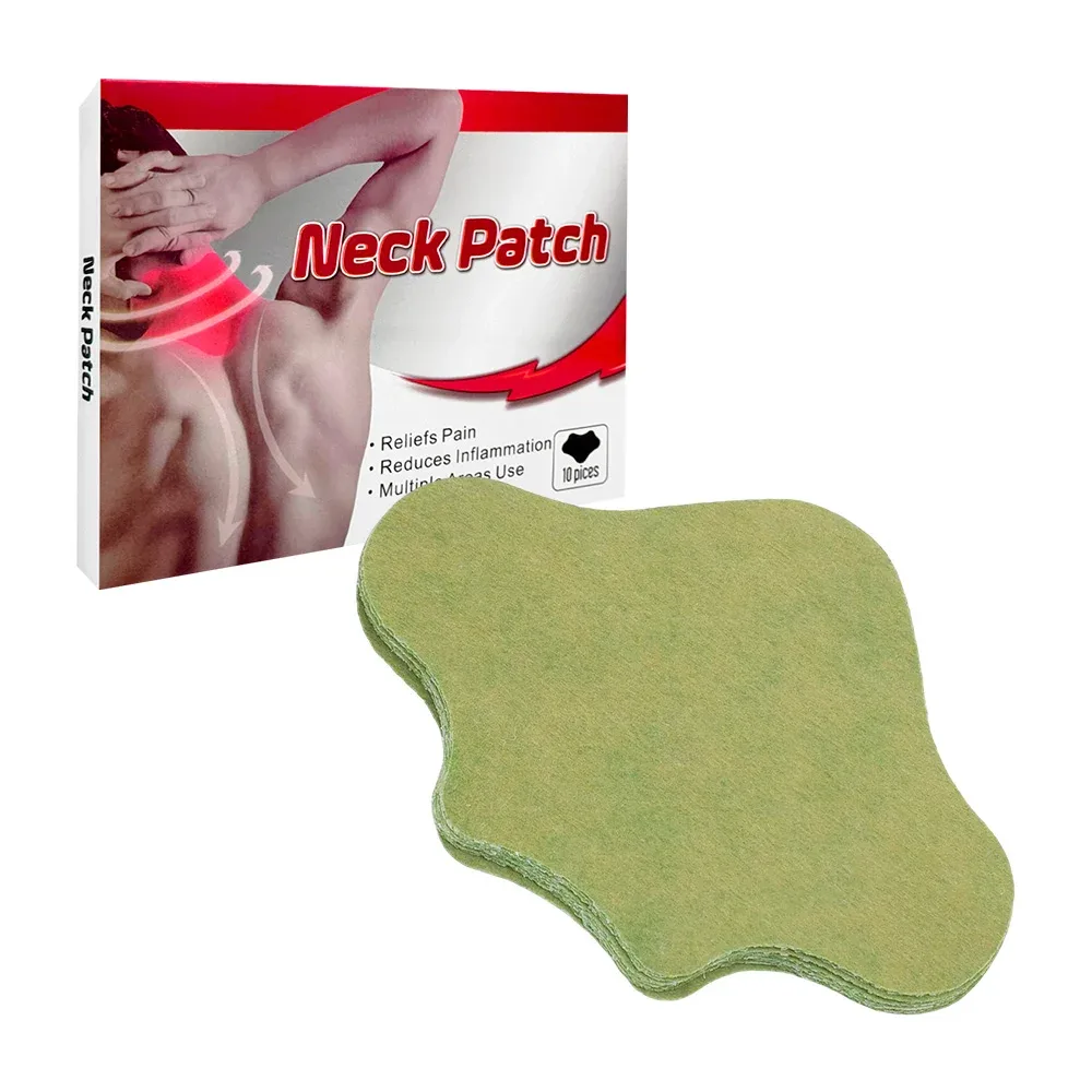 Paquete con 10 parches para el cuello / nuca para el dolor o inflamación