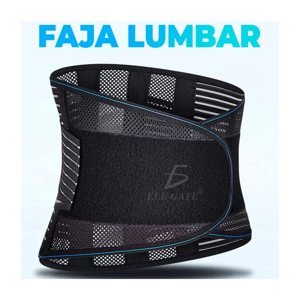 Faja lumbar con malla transpirable para corrección de postura y estilización de figura / dep.28.b