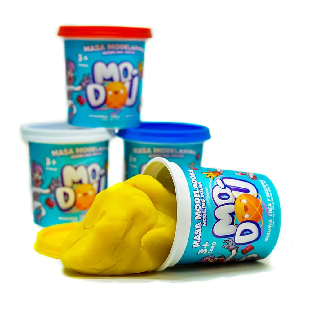 1pza Masa modeladora mo-dou 150g, variedad de colores / 60000