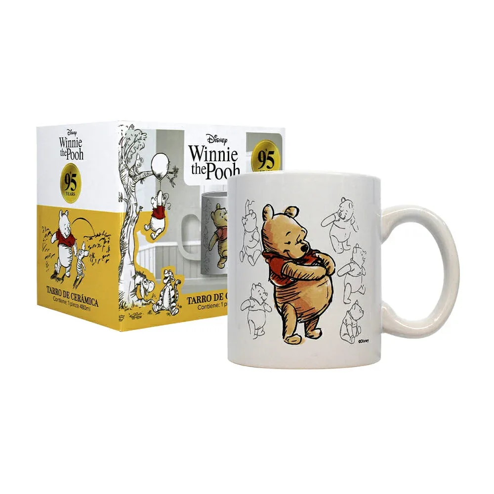 Taza de cerámica con diseño de winnie the pooh 480ml / 1729-73