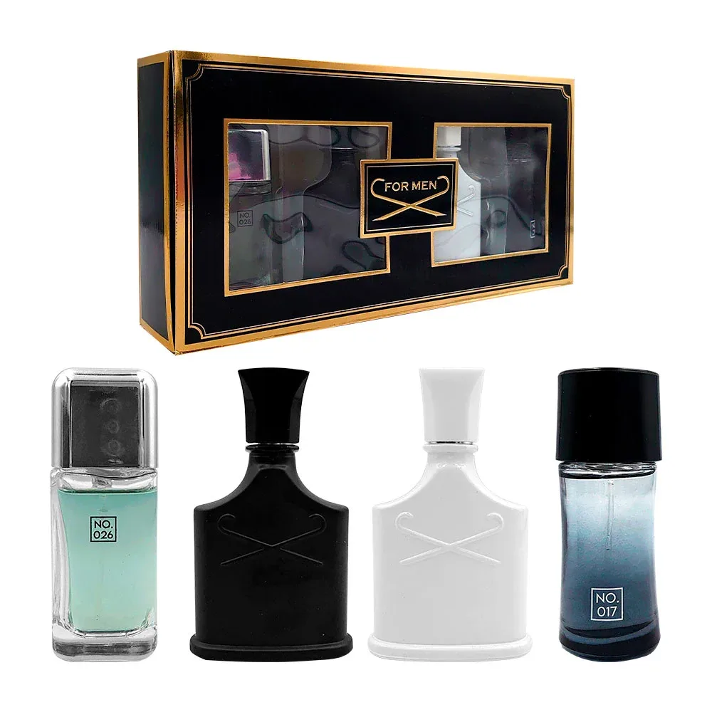 Kit con 4 fragancias en spray para caballero de 35 ml x 4 / for men / XTZ4132