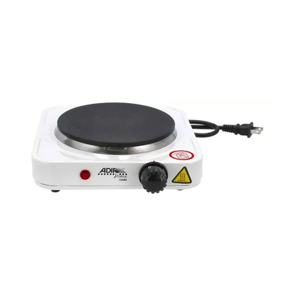 Parrilla eléctrica con quemador de disco y 5 niveles de temperatura, 1000w / adir home