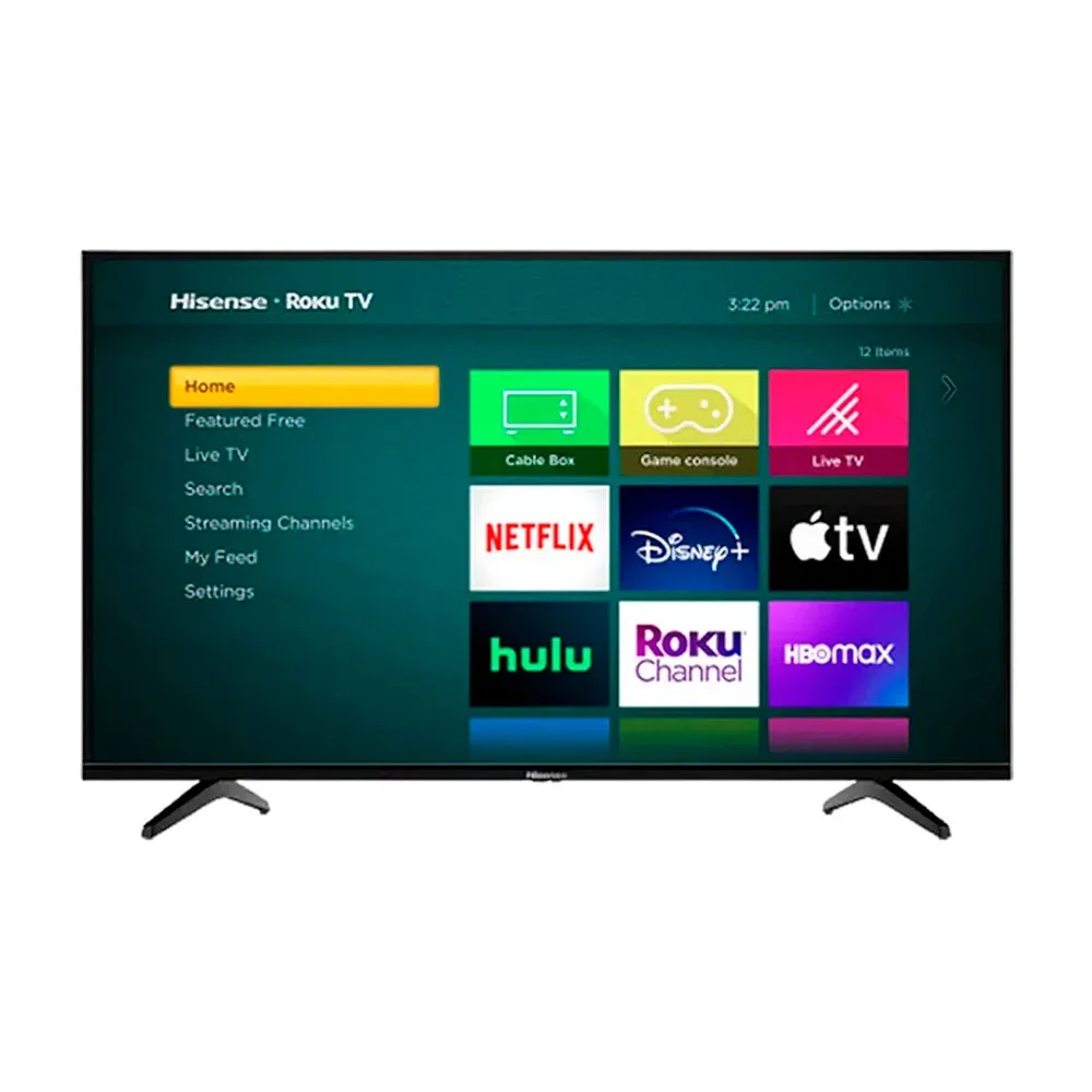 Pantalla smart tv hisense de 50 pulgadas con roku tv 4k uhd, r7 series y control remoto