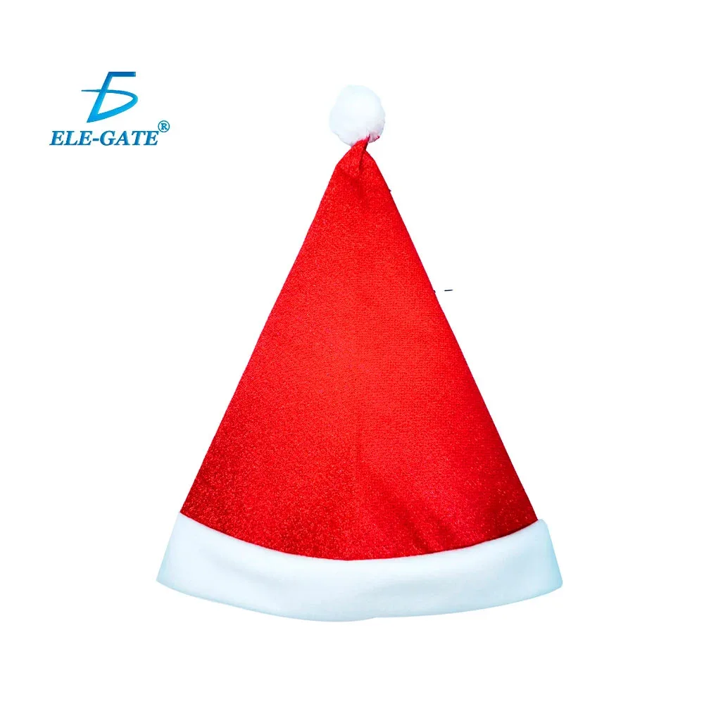 Gorro navideño de santa claus en color rojo de 40cm / fes.34.7