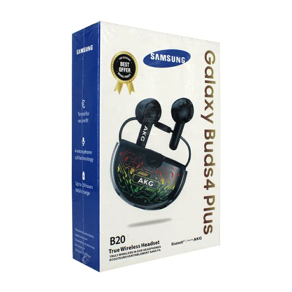 Audifonos inalámbricos bluetooth con estuche para carga / b20