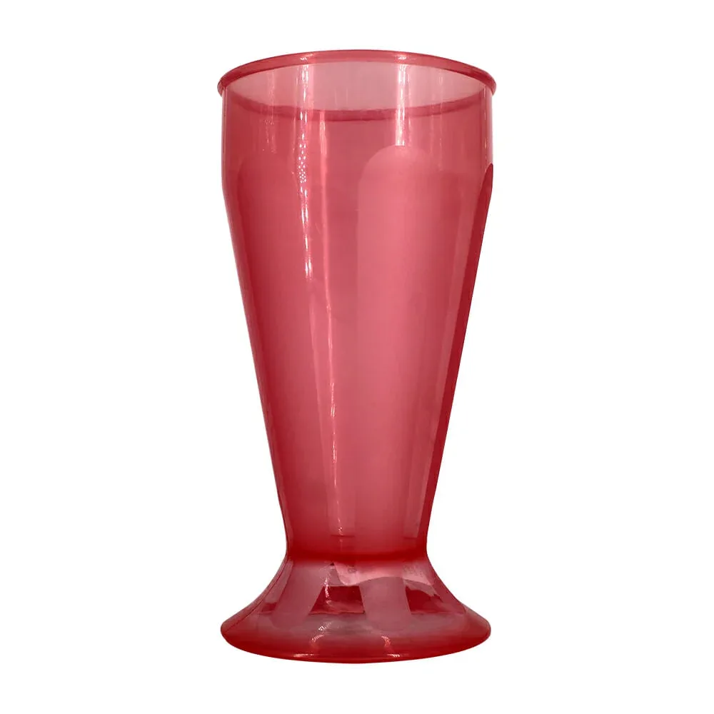 1pza Copa vaso translúcido chocomilero de plástico, variedad de colores / 8313