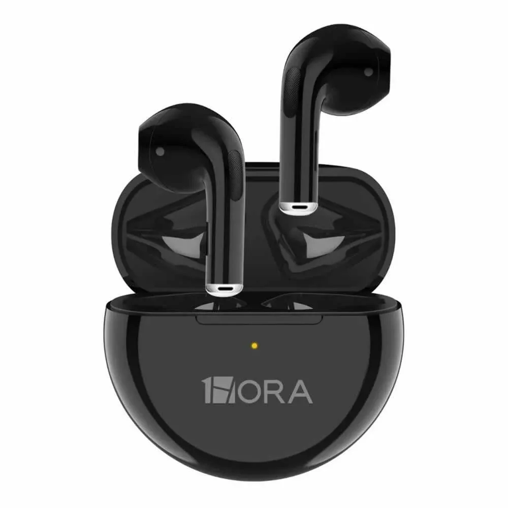 Audífonos inalámbricos de 1hora tipo earphones con estuche de carga circular / aut119