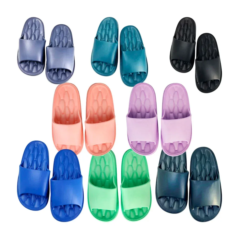 Par de sandalias / chanclas de metedera con textura acolchada, varias tallas