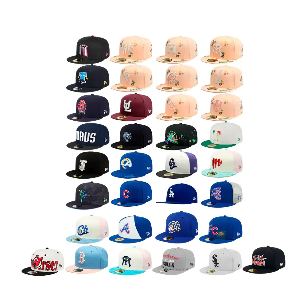 1pz gorra plana original con diseño bordado de equipos deportivos, variedad