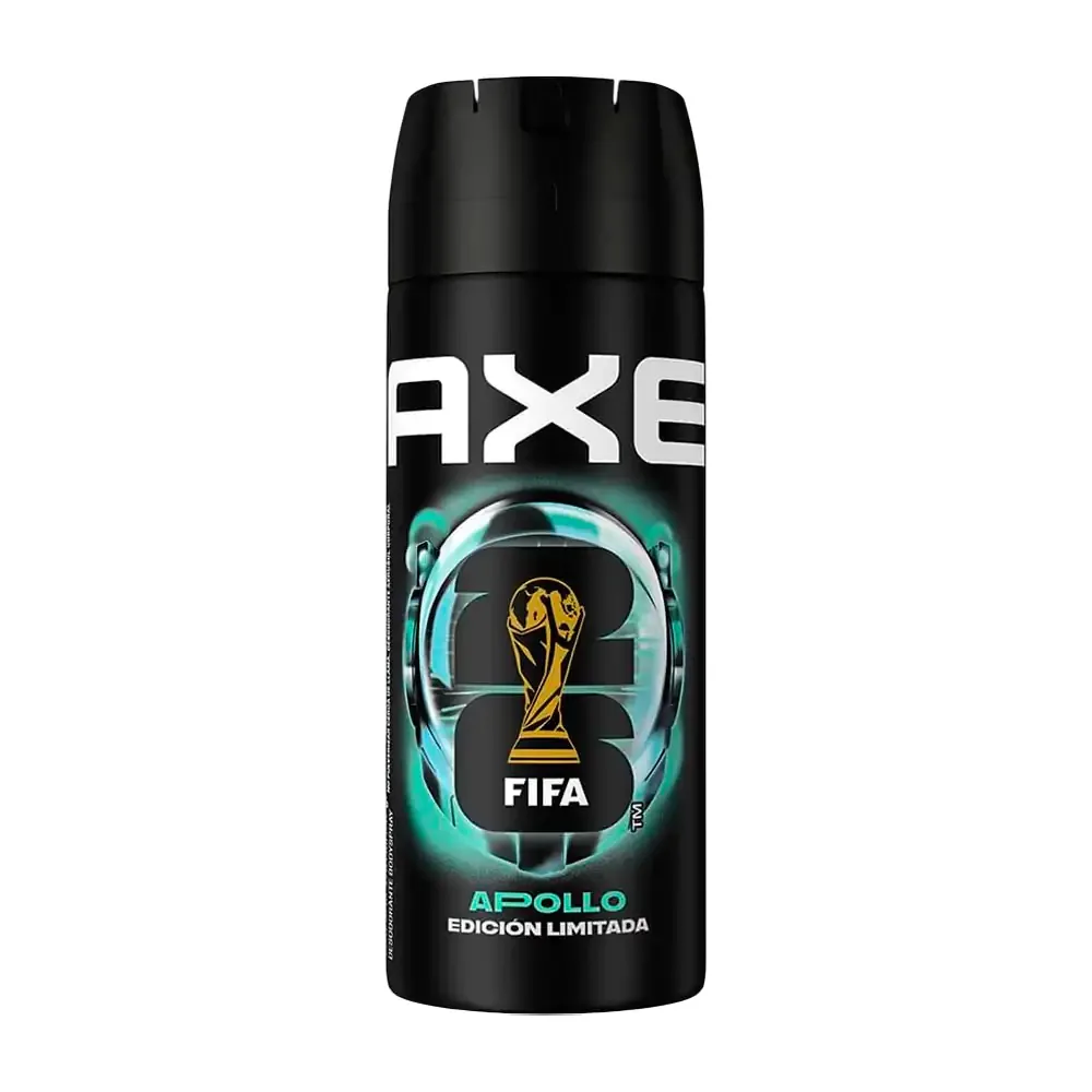 1pz Desodorante axe en aerosol, aroma apollo, 150ml