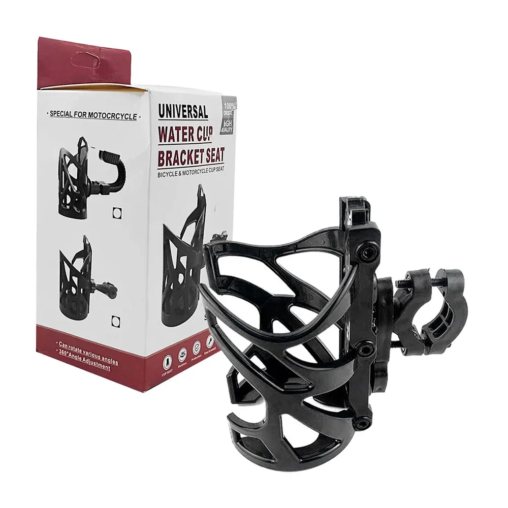 Soporte universal de plástico para botellas de motocicleta y bicicleta / universal wáter cup bracket seat / sh-3133