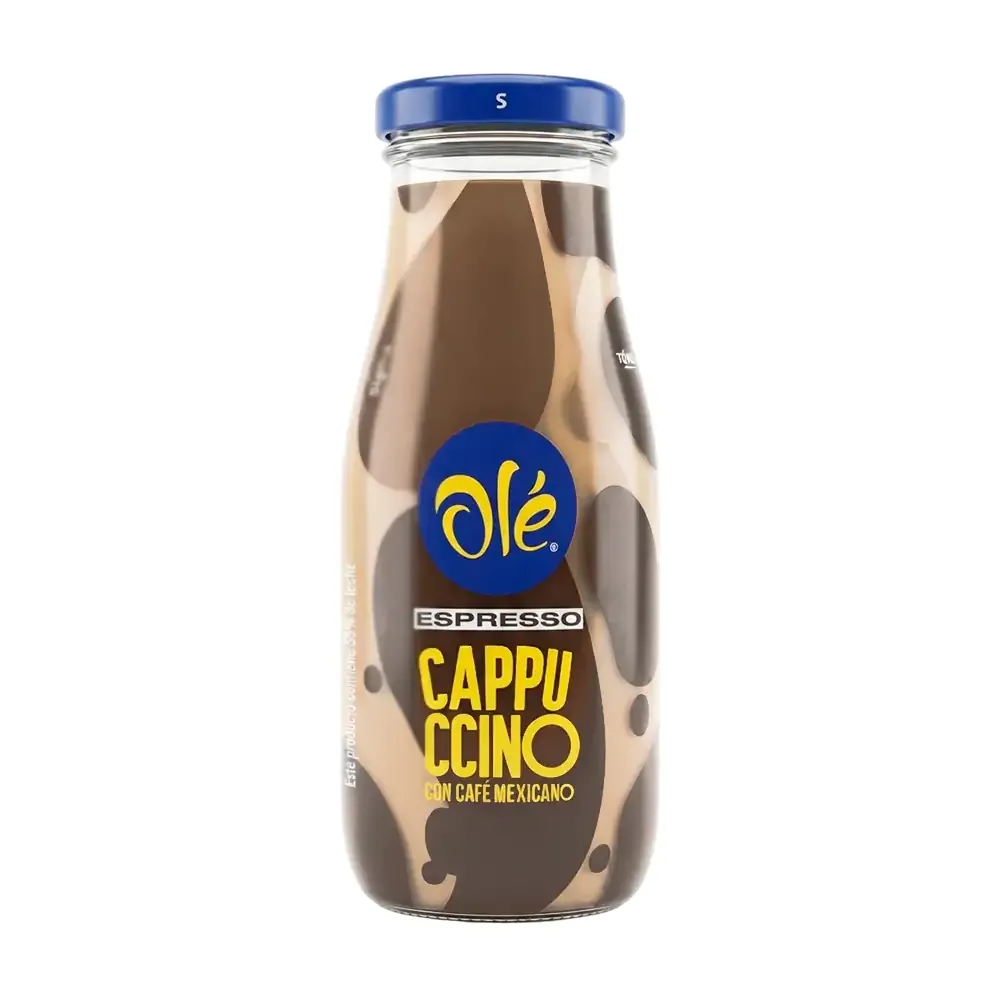 1pz Café olé espresso sabor cappuccino con café mexicano, 281ml / 070198