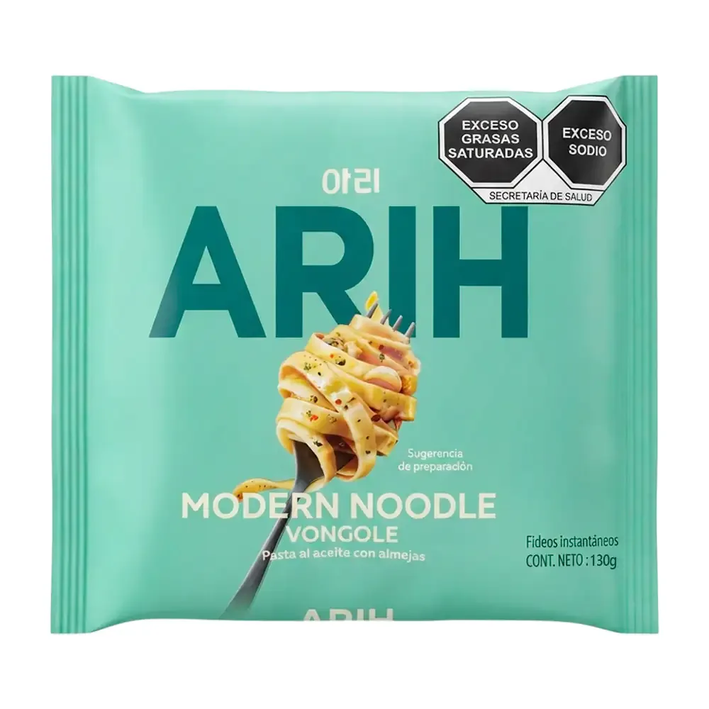 Ramen instantáneo arih vongole pasta al aceite con almejas, 130g / 886334