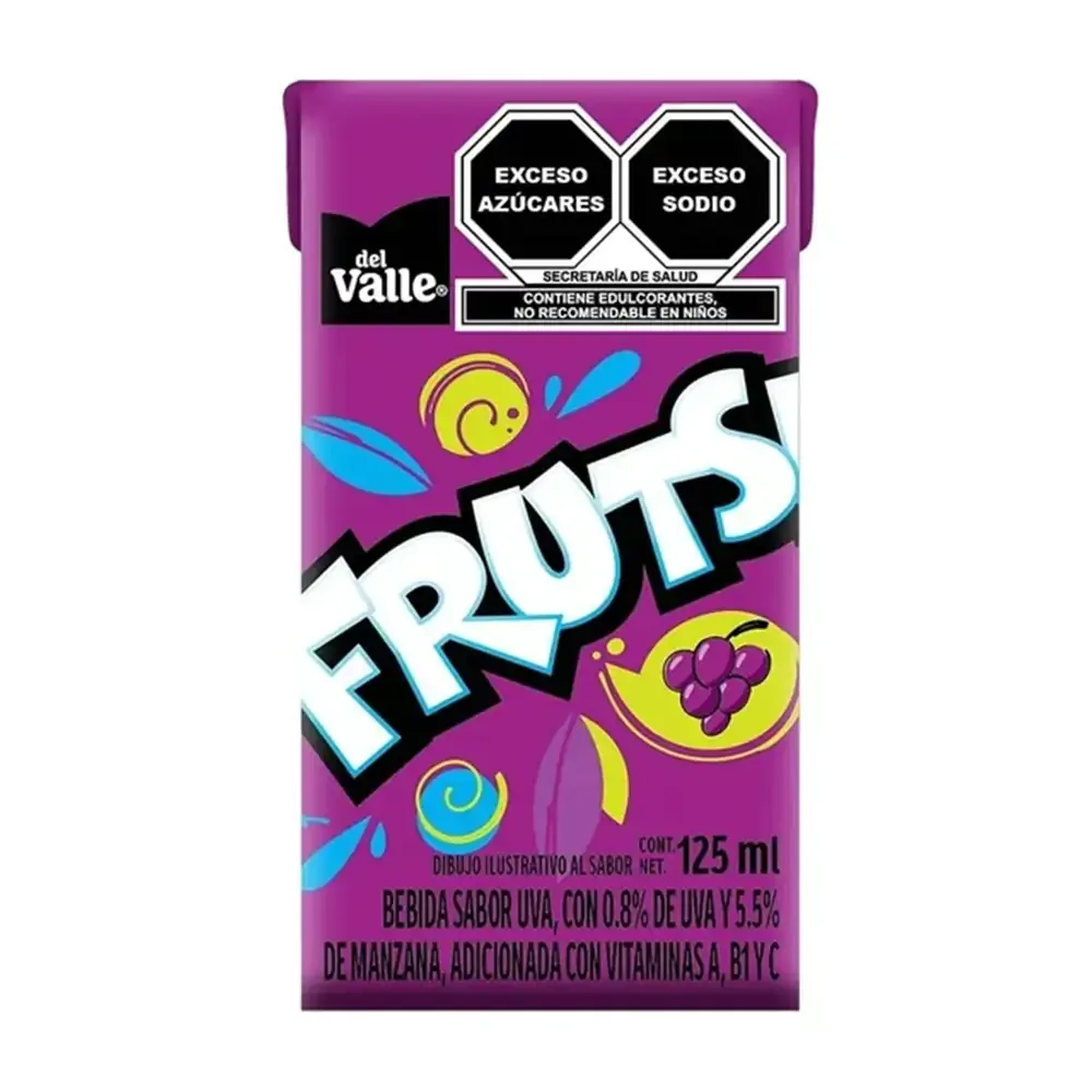 Frutsi del valle sabor uva 125ml / 387243
