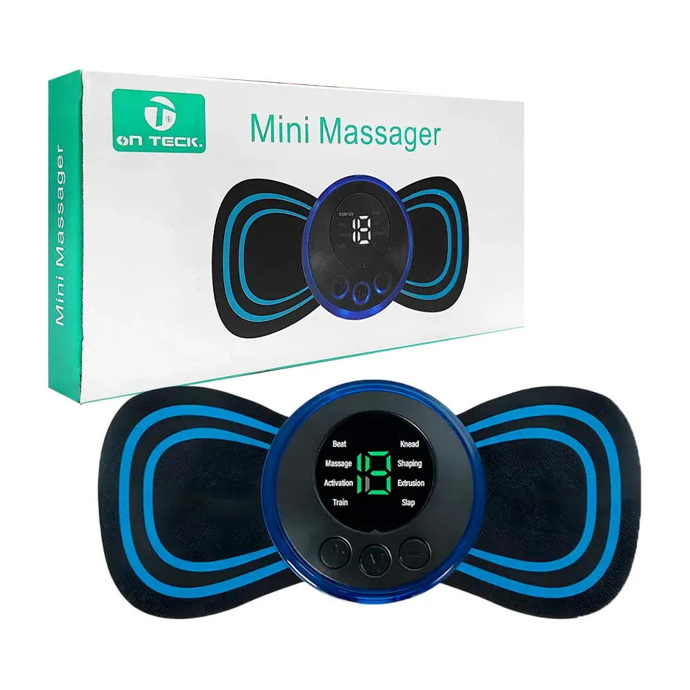 Mini masajeador estimulante tipo parche on teck con 8 modos  intercambiables / mini massager / 15442