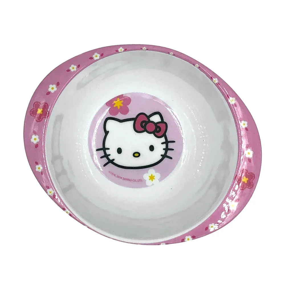 1pza Plato cuenco infantil con orejas y diseño de personajes, variedad de modelos / 526558