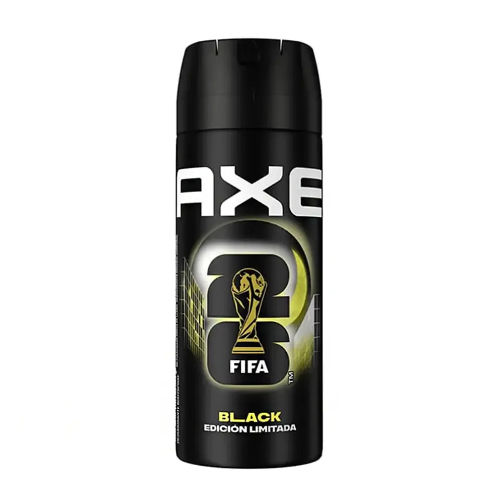 1pz Desodorante axe en aerosol, aroma black, 150ml