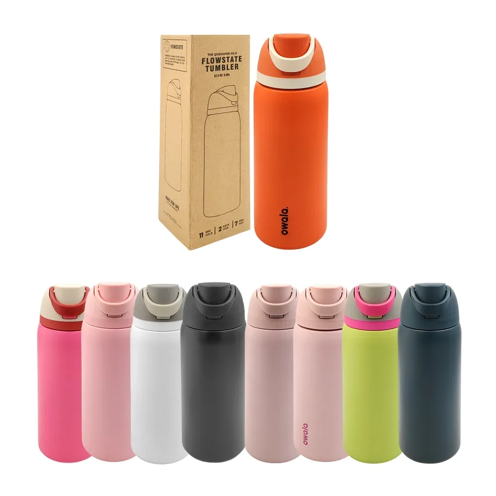 Vaso termo liso de acero inoxidable 32oz, varios colores / Flowstate tumbler