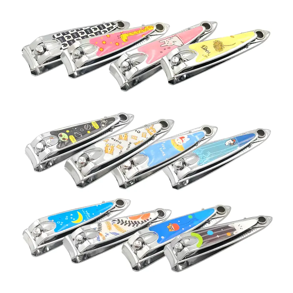 1pz cortauñas chico de metal con diseño kawaii, variedad de modelos / g3335