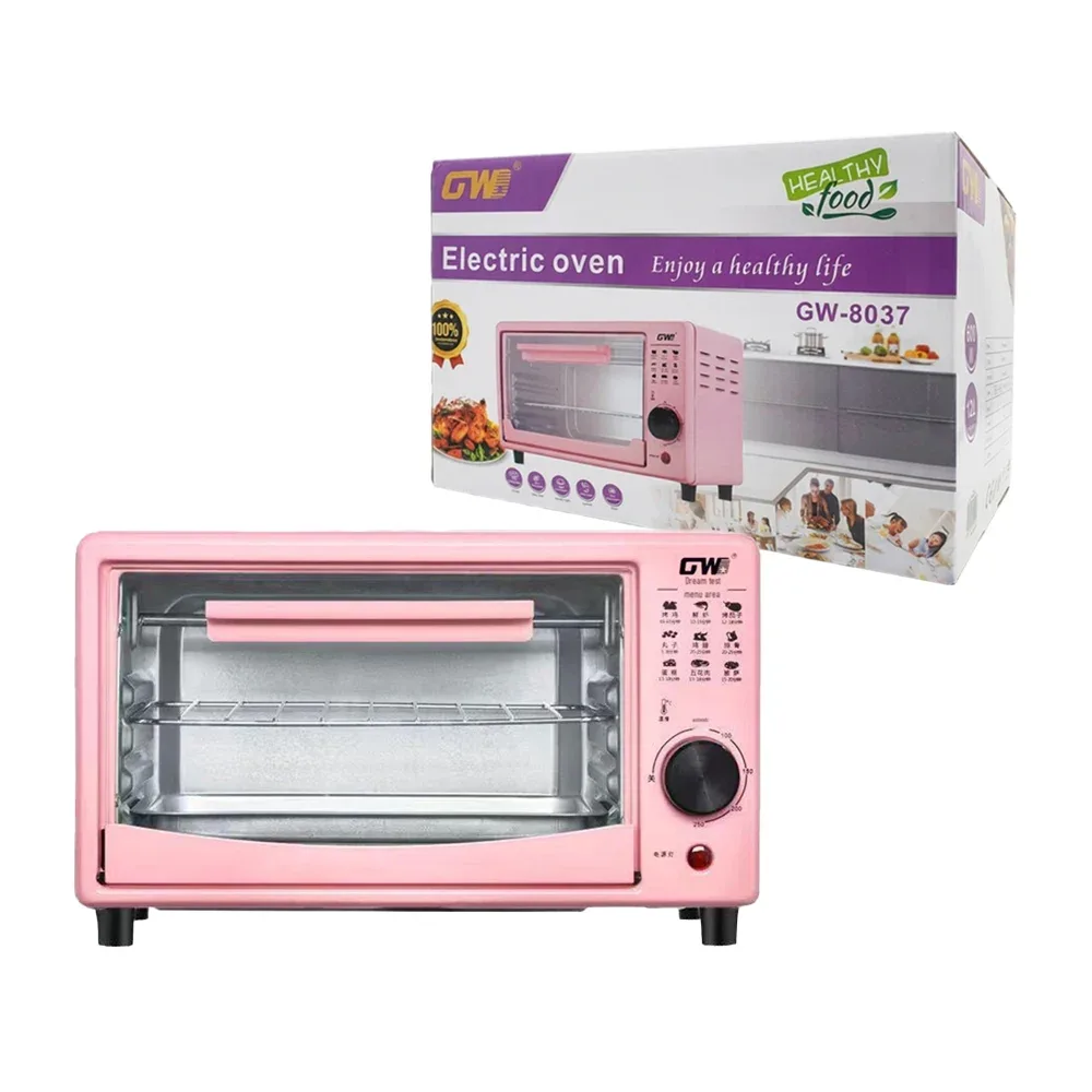 Horno eléctrico con controlador de tiempo y temperatura 600w 12l / enjoy a healthy life / gwd / gw-8037